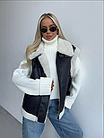 Жилетка з екошкіри, фото 2