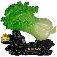 Статуетка Капуста на підставці 20х18х12 см зелена (В5822)