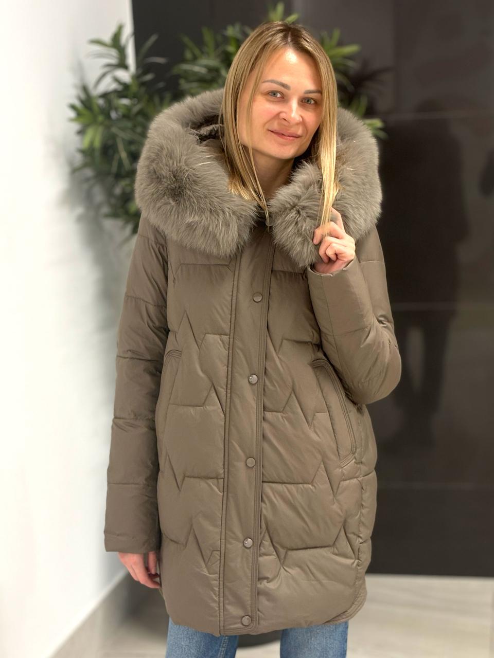 Жіночий пуховик Chanevia Bronze, фото 1