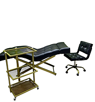 Набір меблів Lashmaker Анатомічні кушетки у комплекті для салону краси