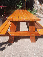 Дитячий стіл з лавочками