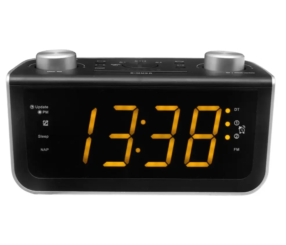 Радіогодинник FM-PLL Soundmaster FUR5005 з великим дисплеєм 4,6 см/1,8 дюйма, Amazon, Німеччина