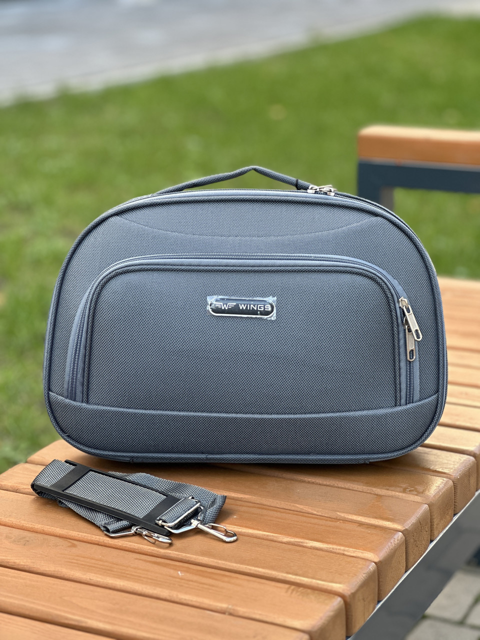 Кейс Wings 6018 тканевий сірий