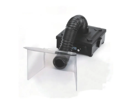 Димопоглинач Zhongdi ZD-601A з прозорим димовим ковпаком, 20 Вт, 220 В, фото 1