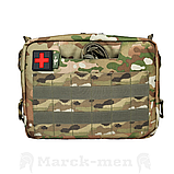 Ампульниця тактична військова, оперативна медична сумка Marck-men на х73+ ампул, мультикам, А665. Марк-2, фото 3