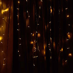 Гірлянда-штора 300 LED, жовта, 3*3 м