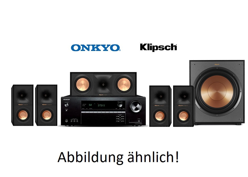 Домашній кінотеатр 5.1 Klipsch R-40M + 50C + 101SW + Onkyo TX-SR3100