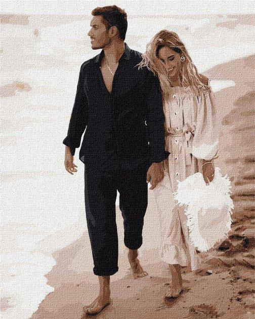 Набір для розпису по номерах. "Побачення на узбережжі" 40*50см, фото 1