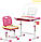 Комплект парта і крісло Evo-Kids Evo-17 + лампа і підставка, фото 2