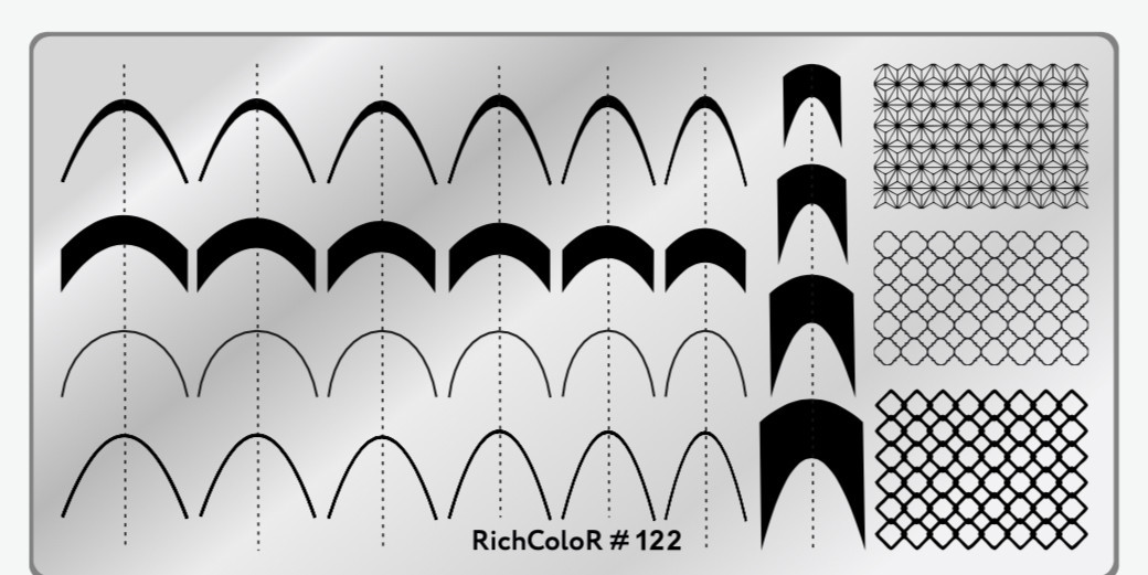Пластина для стемпінгу RichColor 122
