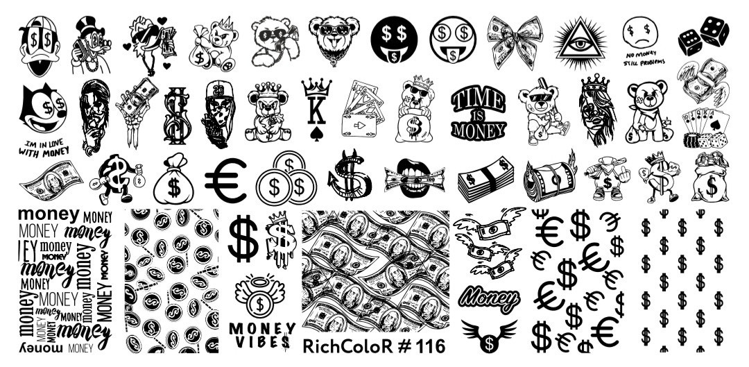 Пластина для стемпінгу RichColor 116