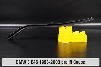 Захисна планка резинова на фару BMW 3 E46 Coupe (1998-2003) дорест ліва