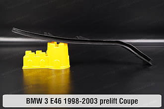 Захисна планка резинова на фару BMW 3 E46 Coupe (1998-2003) дорест права