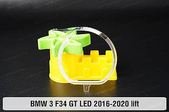 Кільце світловод фари BMW 3 F34 GT LED (2016-2020) рест велике зовнішнє ліве