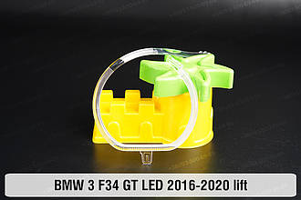 Кільце світловод фари BMW 3 F34 GT LED (2016-2020) рест велике зовнішнє праве