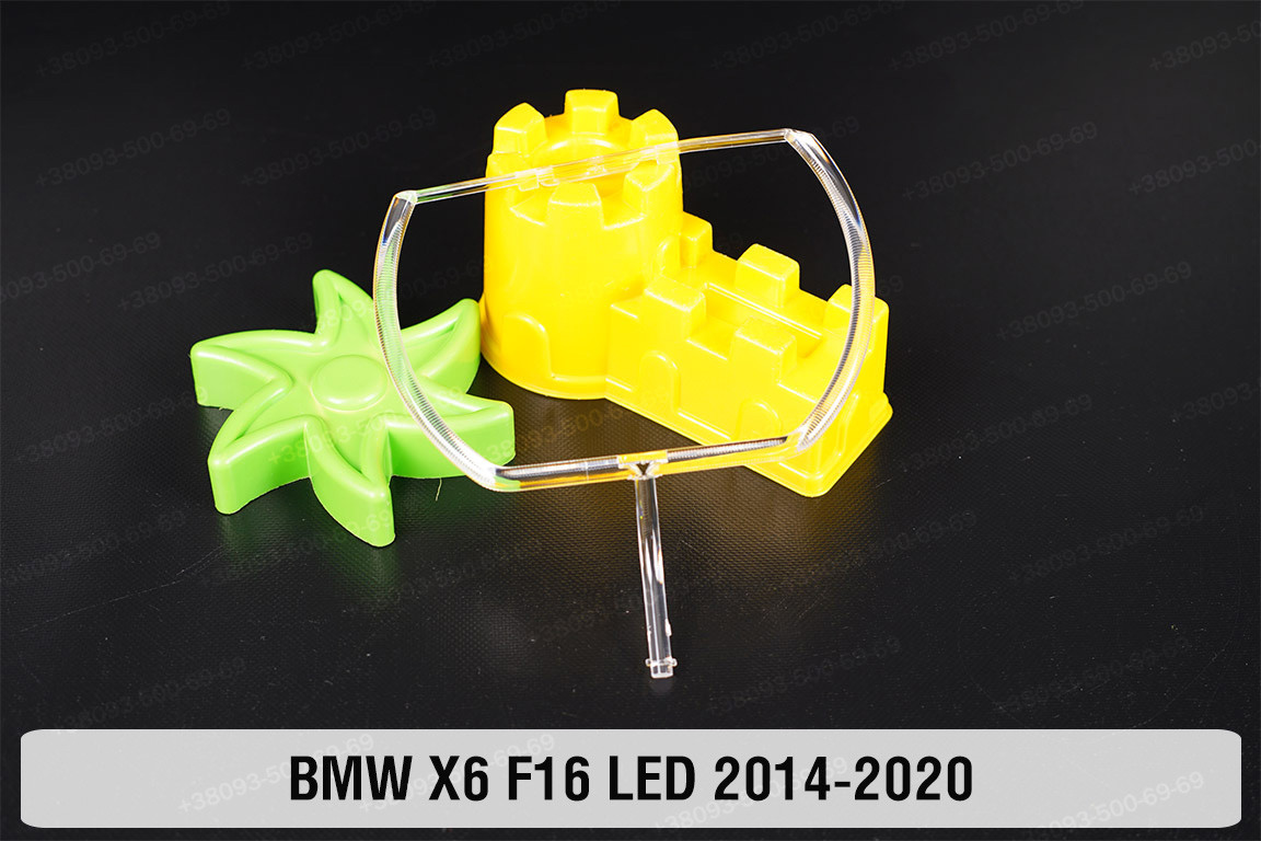 Кільце світловод фари BMW X6 F16 LED (2014-2020) велике зовнішнє ліве