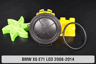 Кришка ковпак заглушка фари BMW X6 E71 LED (2008-2014) ліва/права