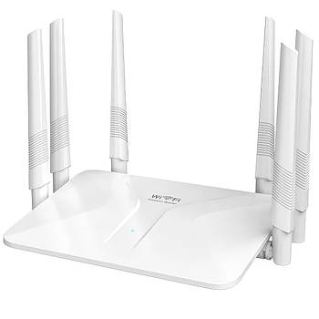 Високошвидкісний Wi-Fi роутер маршрутизатор з 6 антенами Pix-link LV-WR50Q 300 Мбіт/с 2.4 ГГц Білий