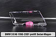 Скло фари BMW 3 E46 Sedan Wagon (1998-2001) дорест ліве, фото 3