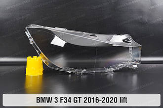 Скло фари BMW 3 F34 GT (2016-2020) рест праве