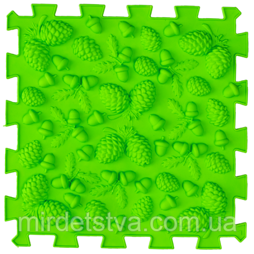 Ортопедичний масажний килимок пазли для дітей та дорослих у садок групи раннього розвитку додому Ортек Ortek, фото 1