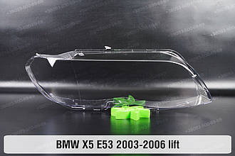 Скло фари BMW X5 E53 (2003-2006) рест праве