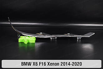 Хромована декоративна маска нижня BMW X6 F16 Xenon (2014-2020) права
