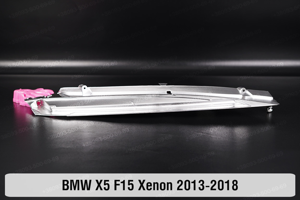 Хромована декоративна маска під світловод BMW X5 F15 Xenon (2013-2018) права