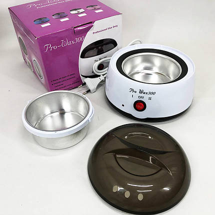 Воскоплав баночний Pro Wax 300 mini 150 мл. DO-978 Колір: білий, фото 1