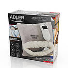 Електрична подушка Adler AD 7412 — 100 Вт, 40×30 см, 3 режими, фото 9