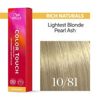 10/81 Краска для волос Wella Color Touch 10/81 perl ash NEW 2025