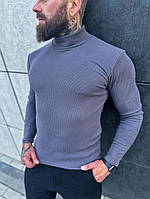 Гольф в рубчик графіт