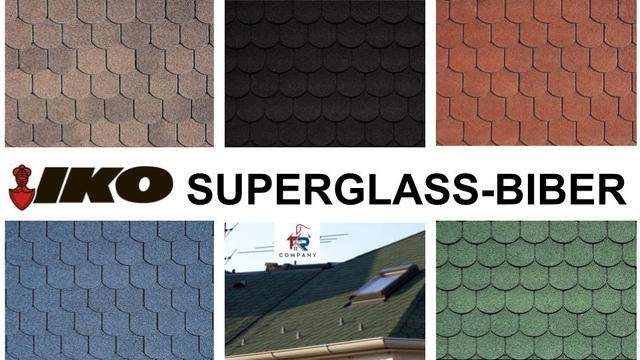 Битумная черепица SuperGlass – Biber 