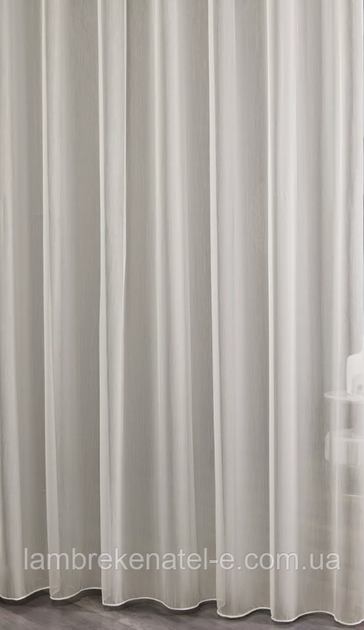 Тюль бамбук кольору айворі, у зал, спальню, фото 1