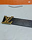 Ремінь шкіряний Louis Vuitton луї вітон, Stylish Black, фото 3