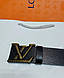 Ремінь шкіряний Louis Vuitton луї вітон, Stylish Black, фото 5
