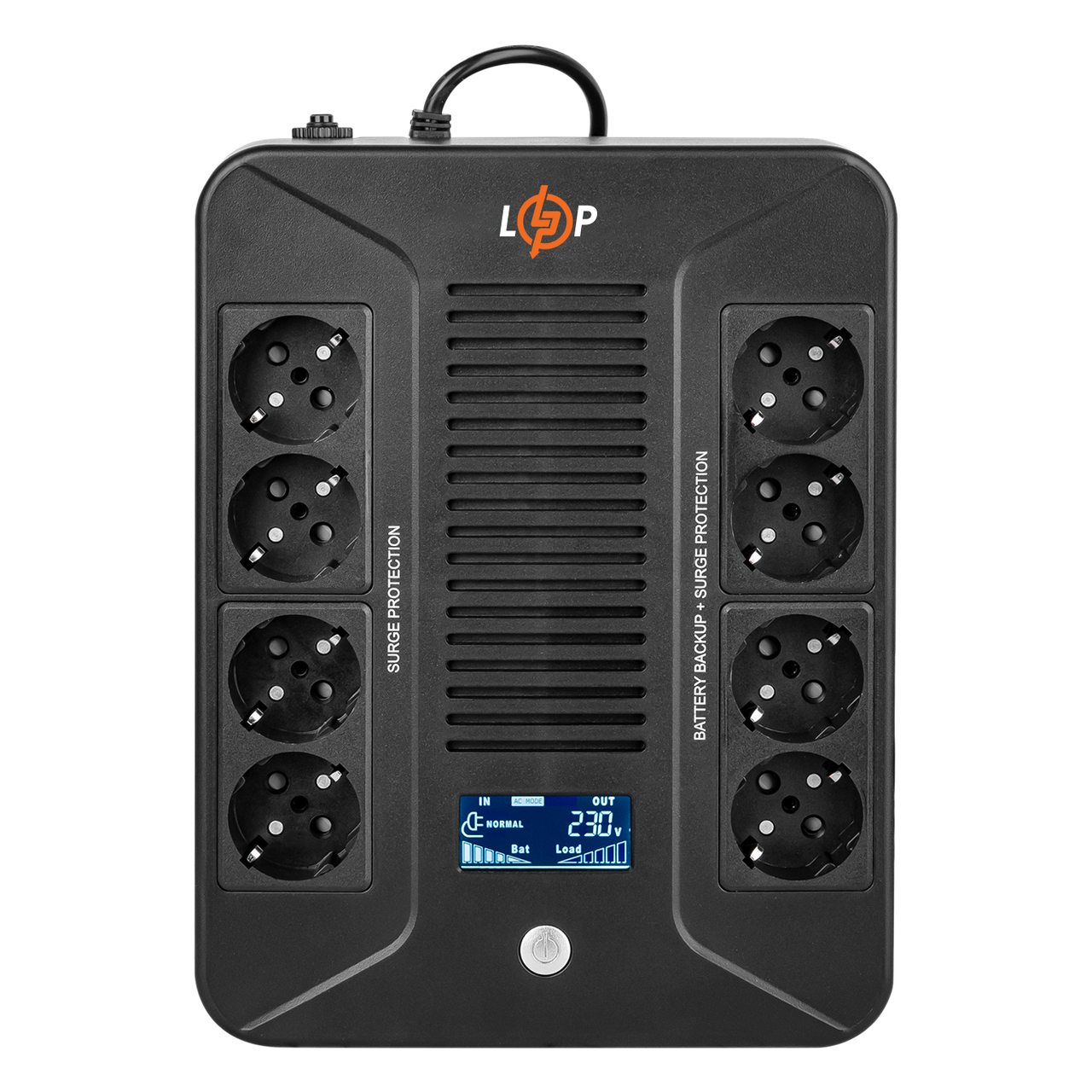 Лінійно-інтерактивне ДБЖ LP-600VA-8PS (360Вт)
