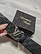 Ремінь шкіряний Louis Vuitton луї вітон, Stylish Black 4 cm, фото 6