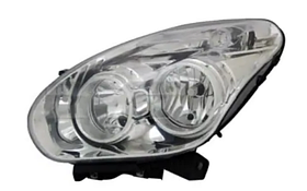 Фара ліва Fiat Doblo 10-15 TYC ел.,+кор.,-лампа,H1/H7/PY21W/W21W/W5W