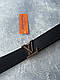 Ремінь шкіряний Louis Vuitton луї вітон, Classic Black 4 cm, фото 4