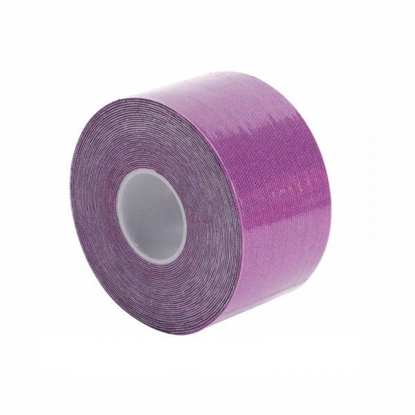 Кінезіо Тейп 4см х 5м кінезіологічний спортивний тейп стрічки Kinesiology Tape, фіолетовий