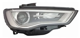 Фара права Audi A3 12-16 TYC D3S/PWY24W/LED, кор., патрон, кришка