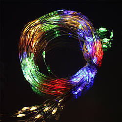 Гірлянда-хвост 200 LED, різнобарвна, 2 м, від електромережі