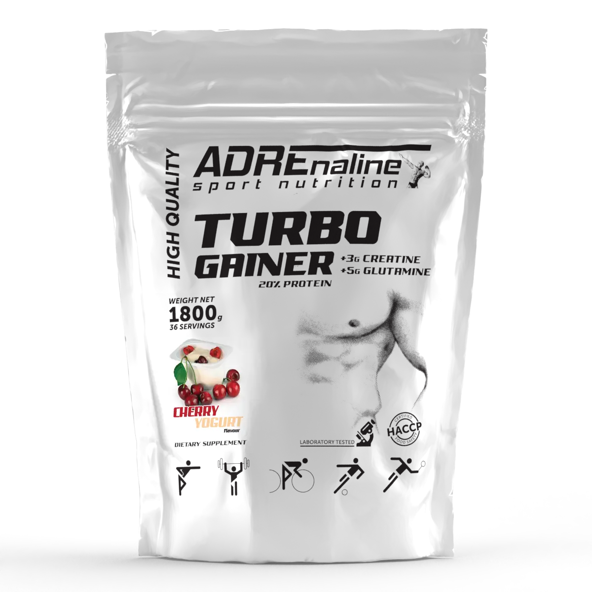 Гейнер Adrenaline Sport Nutrition Turbo Gainer 1800 грам