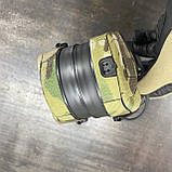 Текстильні камуфляжні наліпки для наушников Peltor SportTac Multicam, фото 3