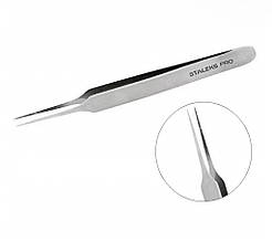 Staleks Pro Expert 40 Type 10 - професійний пінцет (прямий) для вій з нержавіючої сталі