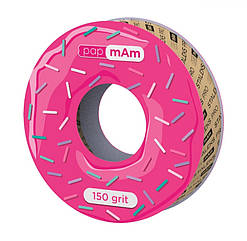 Запасний блок для файл-стрічки на 150 гріт. (пончик) papmAm Staleks Pro Expert білий для пластикової котушки