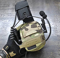 Текстильні камуфляжні наліпки SVETOGOR DEFENCE Multicam для навушників OTTO NoizeBarrier