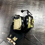 Текстильні камуфляжні наліпки для навушників Peltor ComTac 7-8 Multicam, фото 4