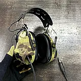 Текстильні камуфляжні наліпки для навушників Peltor ComTac 7-8 Multicam, фото 5